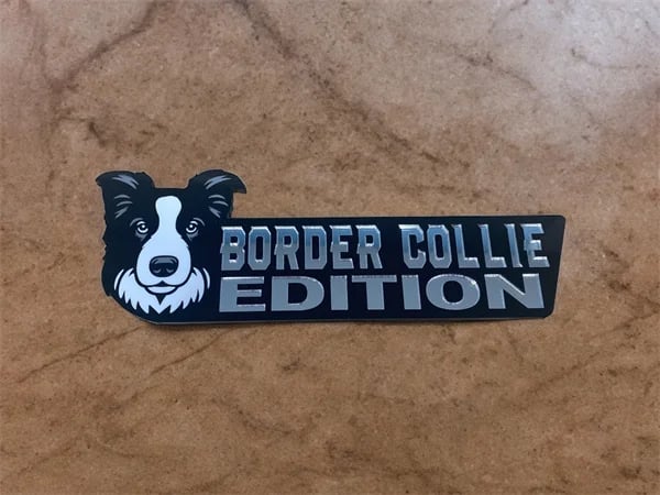 Dog Sticker for Car – Laser Cut Emblem Style, Weatherproof & Easy to Apply