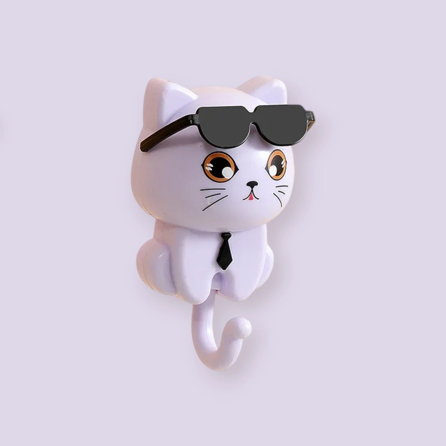 Cool Cat Key Holder – Wall-Mounted Hook for Cat Lovers & Key Storage