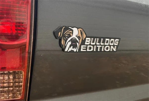 Dog Sticker for Car – Laser Cut Emblem Style, Weatherproof & Easy to Apply