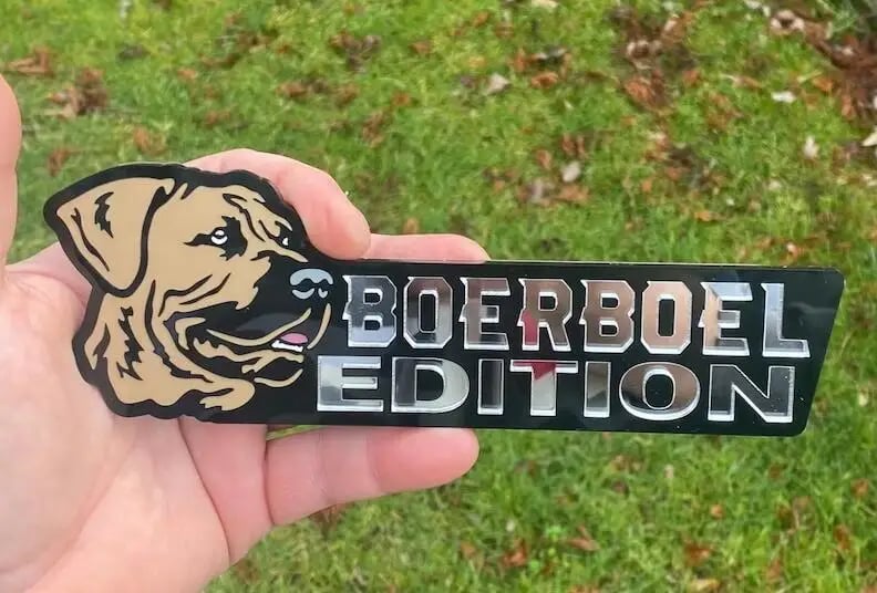 Dog Sticker for Car – Laser Cut Emblem Style, Weatherproof & Easy to Apply