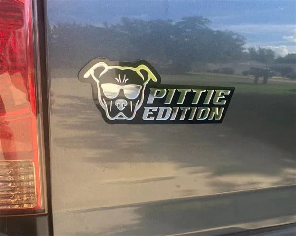 Dog Sticker for Car – Laser Cut Emblem Style, Weatherproof & Easy to Apply