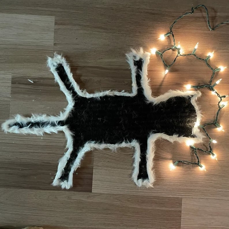 Fried Cat Rug – Funny Animal Carpet & Weird Christmas Gift for Cat Lovers