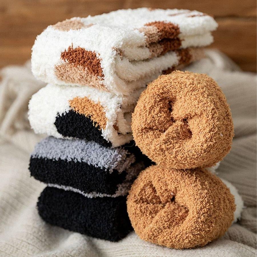 Cat Claw Socks – Fuzzy Cozy Paw Socks for Cat Lovers Christmas Gift