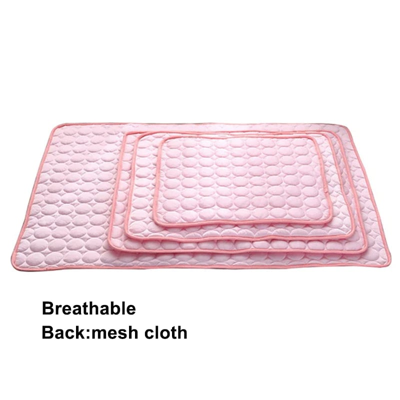 Foldable Cooling Mat for Dogs & Cats – Summer Crate Pad for Indoor or Travel Use
