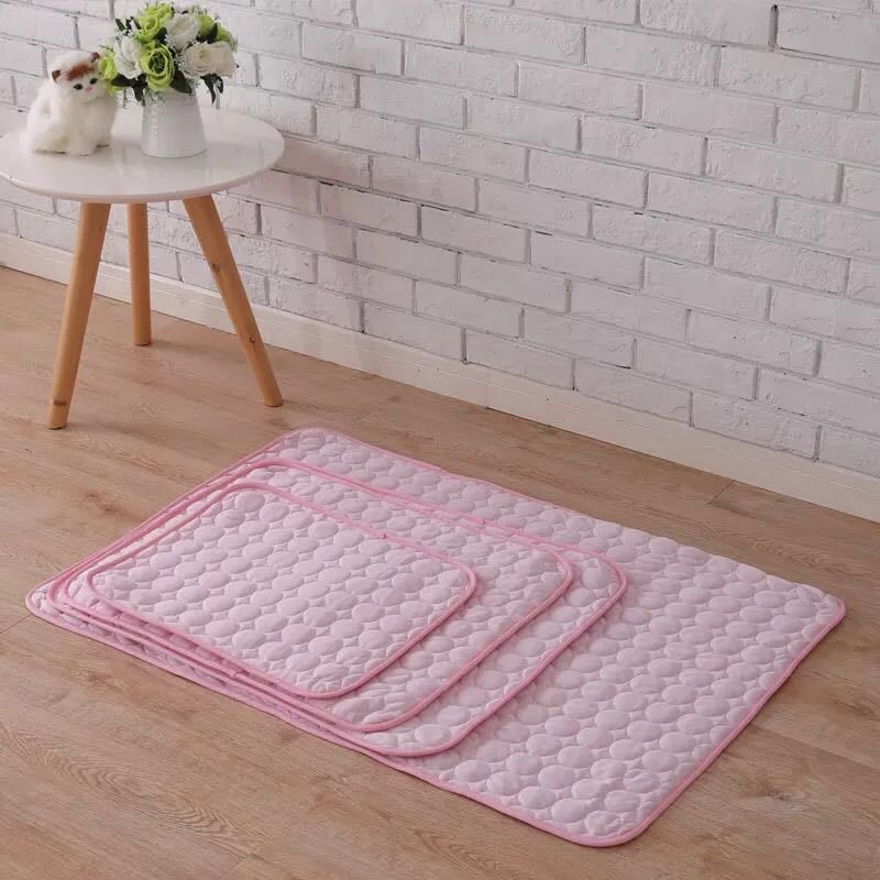 Foldable Cooling Mat for Dogs & Cats – Summer Crate Pad for Indoor or Travel Use
