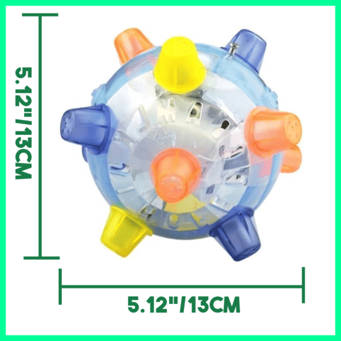 Jumping Activation Ball for Dogs – Motion-Activated, Interactive & Bouncing Puppy Toy