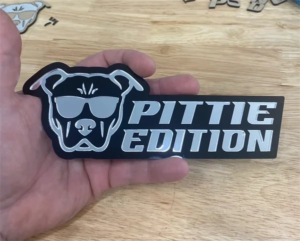 Dog Sticker for Car – Laser Cut Emblem Style, Weatherproof & Easy to Apply