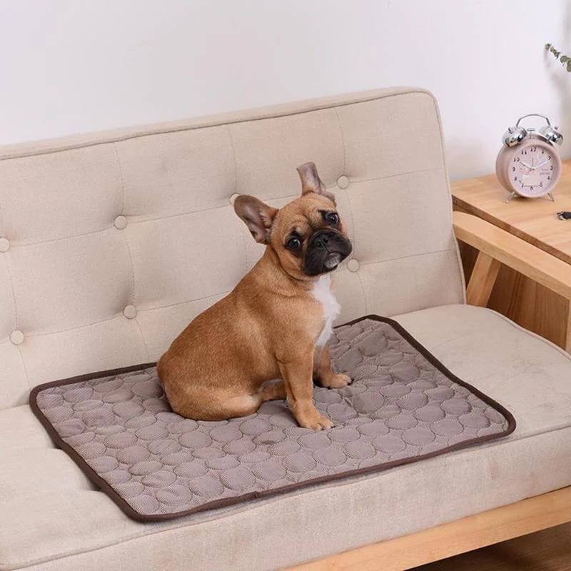 Foldable Cooling Mat for Dogs & Cats – Summer Crate Pad for Indoor or Travel Use