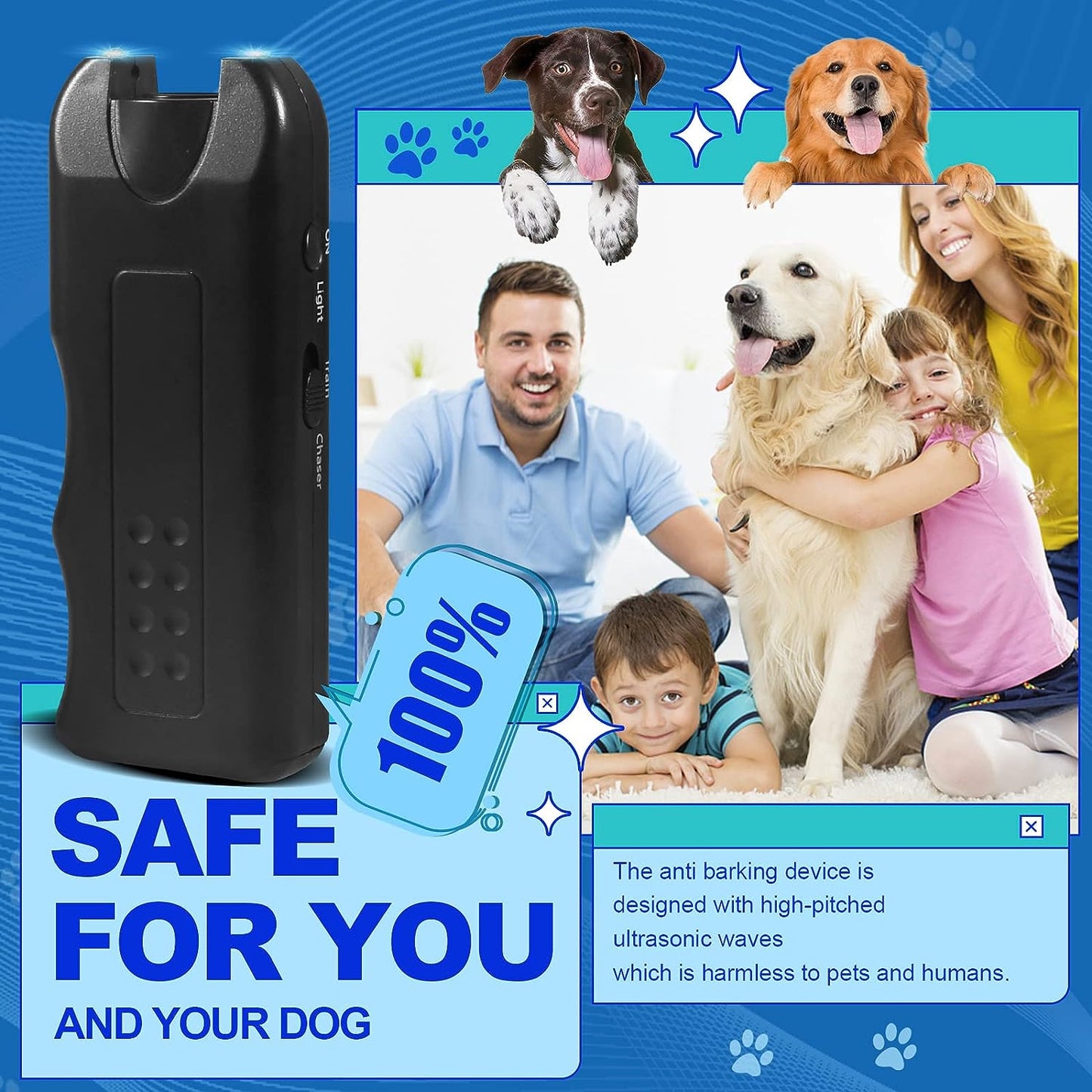 Best Ultrasonic Dog Repeller – Handheld Anti-Barking & Dog Deterrent Device for Training