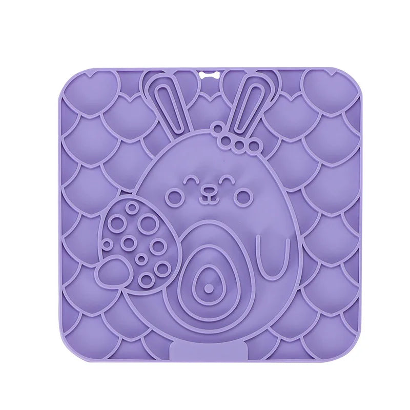 Lick Bowl for Dogs – Calming Silicone Mat for Bath Time, Anxiety & Training