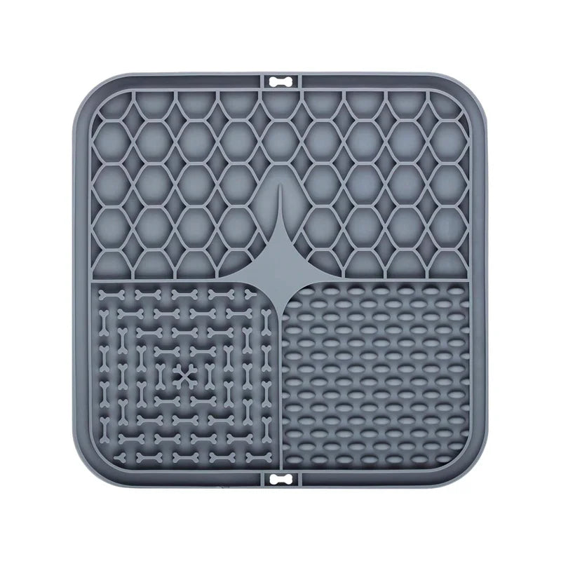 Lick Bowl for Dogs – Calming Silicone Mat for Bath Time, Anxiety & Training