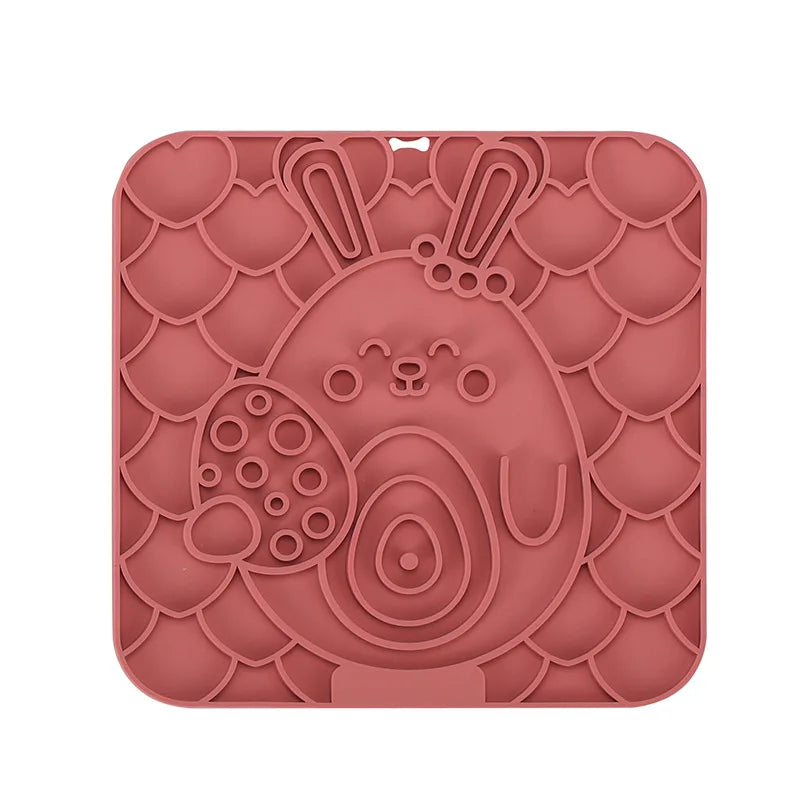 Lick Bowl for Dogs – Calming Silicone Mat for Bath Time, Anxiety & Training