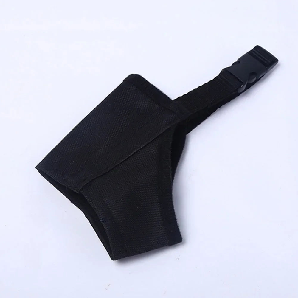 black dog muzzle small dog