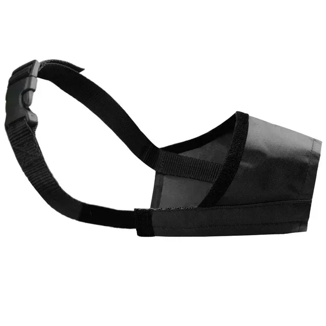 black dog muzzles