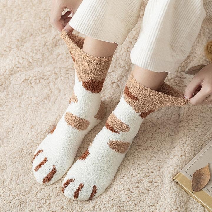 realistic cat claw socks funny gift for cat lovers