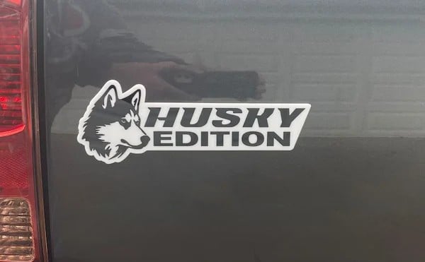 Dog Sticker for Car – Laser Cut Emblem Style, Weatherproof & Easy to Apply