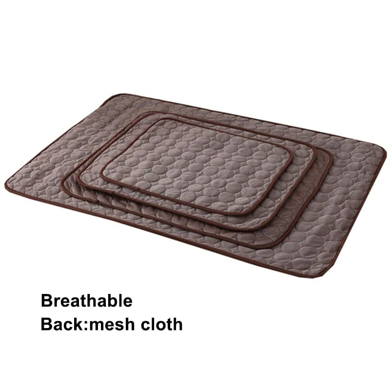 Foldable Cooling Mat for Dogs & Cats – Summer Crate Pad for Indoor or Travel Use