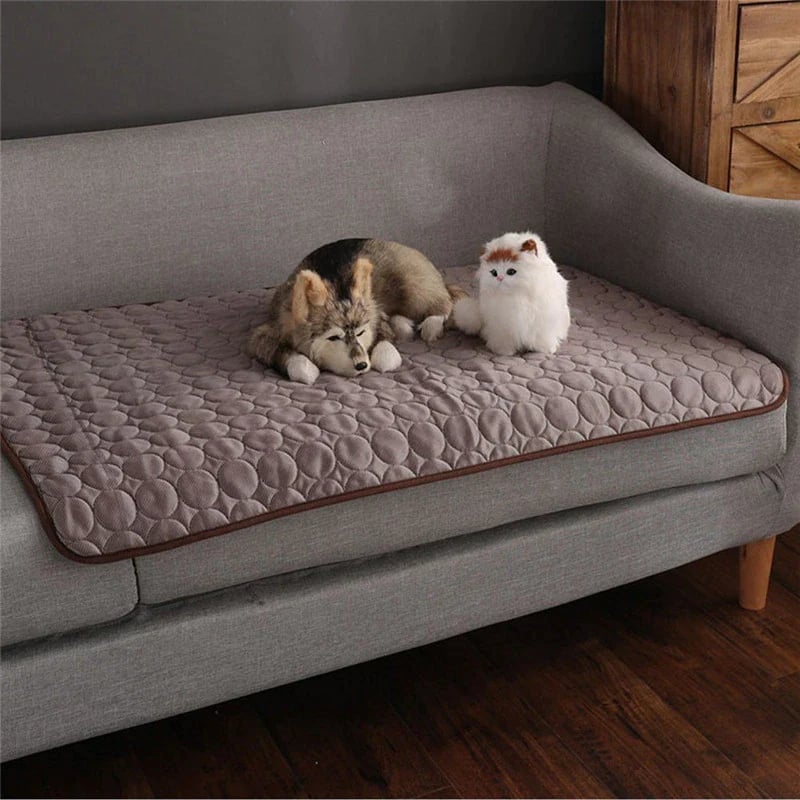 Foldable Cooling Mat for Dogs & Cats – Summer Crate Pad for Indoor or Travel Use