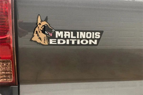 Dog Sticker for Car – Laser Cut Emblem Style, Weatherproof & Easy to Apply