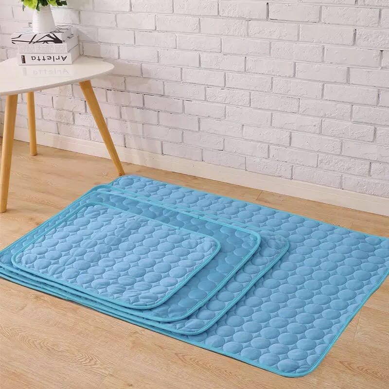 Foldable Cooling Mat for Dogs & Cats – Summer Crate Pad for Indoor or Travel Use