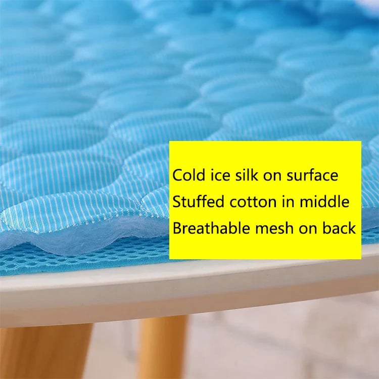 Foldable Cooling Mat for Dogs & Cats – Summer Crate Pad for Indoor or Travel Use
