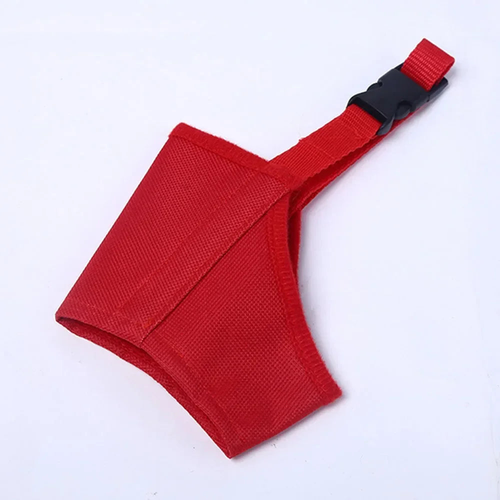 red dog muzzle small dog