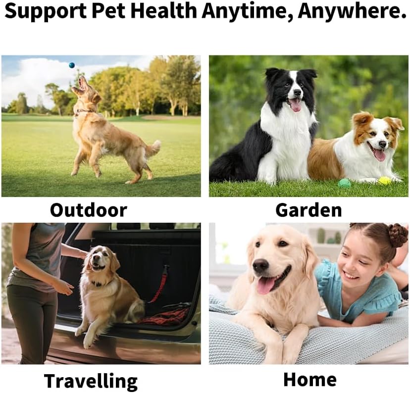 Portable dog eye cleaning wipes suitable for outdoor, garden, travel and home use.