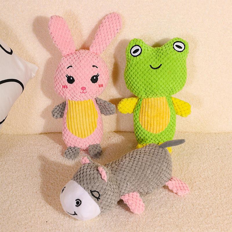 Best Bunny Dog Toy – Plush Squeaky Rabbit Toy for Small & Medium Dogs | Fun and Safe Playtime