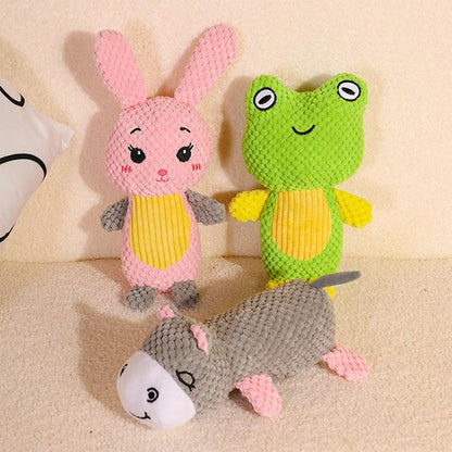 Best Bunny Dog Toy – Plush Squeaky Rabbit Toy for Small & Medium Dogs | Fun and Safe Playtime