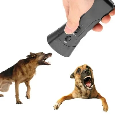 Ultrasonic Anti Barking Dog Device – Handheld Bark Control & Dog Repeller