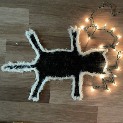 Fried Cat Rug – Funny Animal Carpet & Weird Christmas Gift for Cat Lovers
