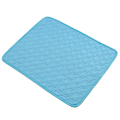Foldable Cooling Mat for Dogs & Cats – Summer Crate Pad for Indoor or Travel Use