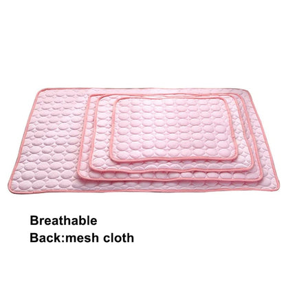 Foldable Cooling Mat for Dogs & Cats – Summer Crate Pad for Indoor or Travel Use