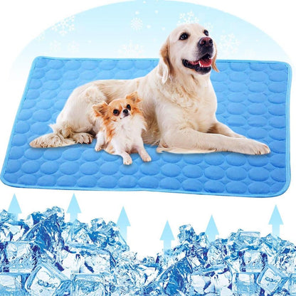 Foldable Cooling Mat for Dogs & Cats – Summer Crate Pad for Indoor or Travel Use