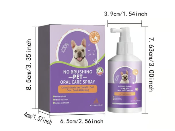 Best Pet Teeth Cleaning Spray – No Brush Dental Care for Dogs & Cats