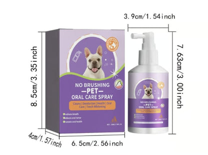 Best Pet Teeth Cleaning Spray – No Brush Dental Care for Dogs & Cats
