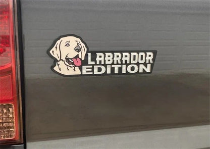 Dog Sticker for Car – Laser Cut Emblem Style, Weatherproof & Easy to Apply