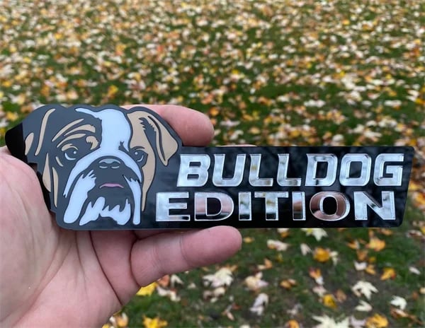 Dog Sticker for Car – Laser Cut Emblem Style, Weatherproof & Easy to Apply