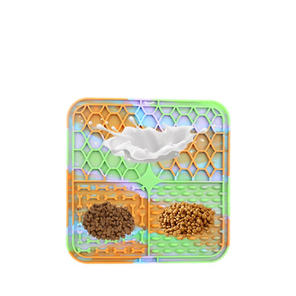 Lick Bowl for Dogs – Calming Silicone Mat for Bath Time, Anxiety & Training