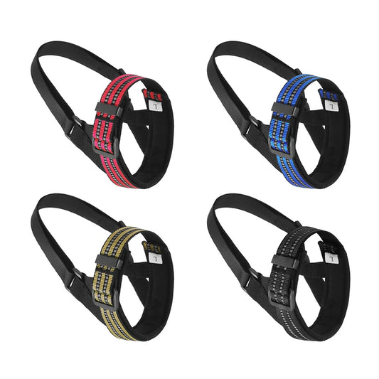 Best Reflective Dog Muzzle – Adjustable Quick Release Pet Mouth Cover for Outdoor Walking