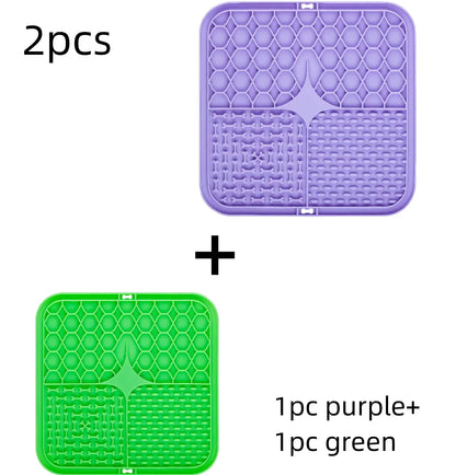 Lick Bowl for Dogs – Calming Silicone Mat for Bath Time, Anxiety & Training