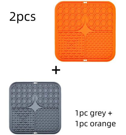 Lick Bowl for Dogs – Calming Silicone Mat for Bath Time, Anxiety & Training
