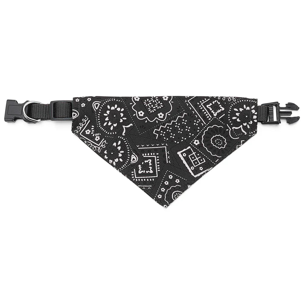Autumn Dog Bandana – Adjustable Pet Scarf for Cats & Small Dogs