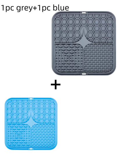 Lick Bowl for Dogs – Calming Silicone Mat for Bath Time, Anxiety & Training