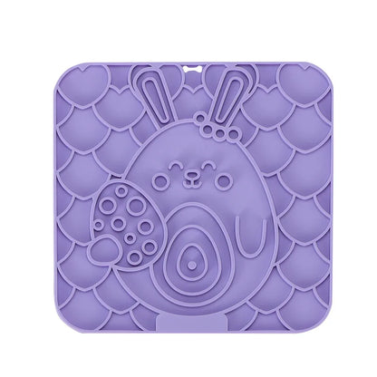 Lick Bowl for Dogs – Calming Silicone Mat for Bath Time, Anxiety & Training