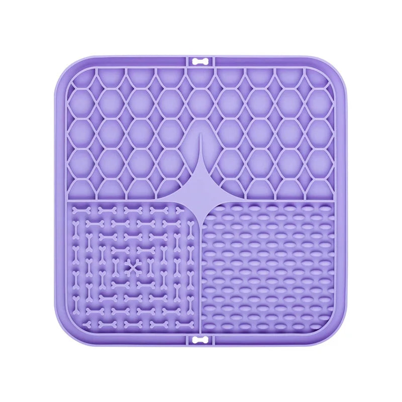 Lick Bowl for Dogs – Calming Silicone Mat for Bath Time, Anxiety & Training
