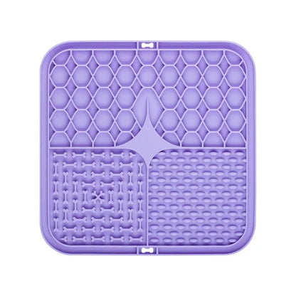 Lick Bowl for Dogs – Calming Silicone Mat for Bath Time, Anxiety & Training