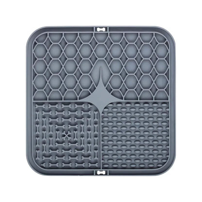 Lick Bowl for Dogs – Calming Silicone Mat for Bath Time, Anxiety & Training