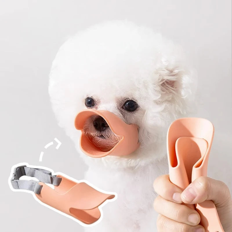 Best Dog Muzzle for Biting – Silicone Muzzle Mask for Small & Large Dogs, Anti-Bite & Stop Barking