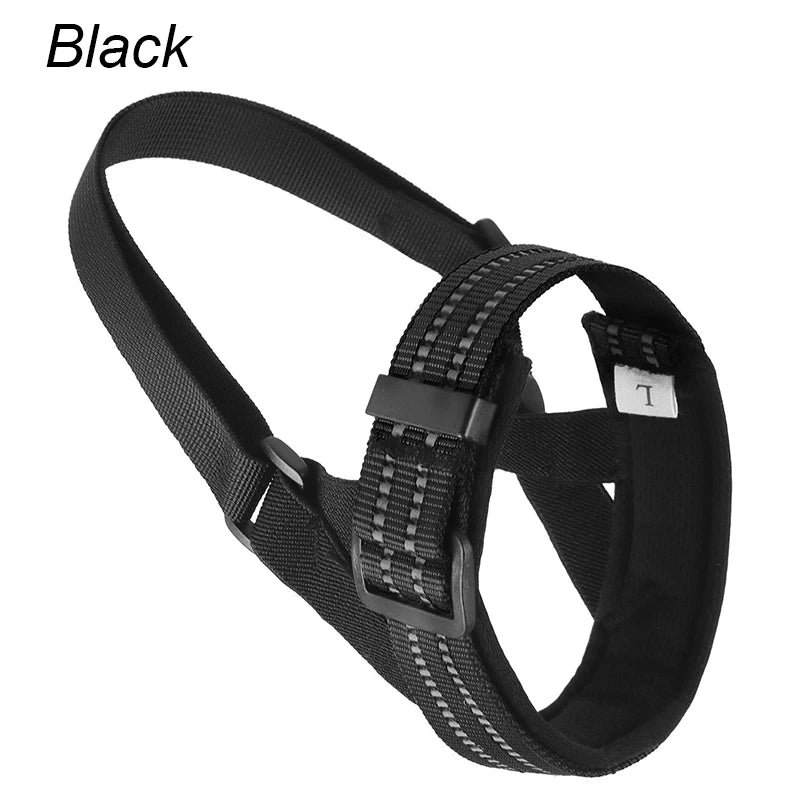 Best Reflective Dog Muzzle – Adjustable Quick Release Pet Mouth Cover for Outdoor Walking